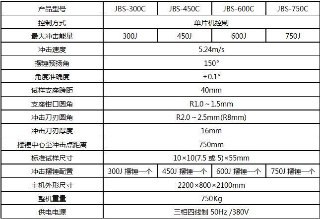 500J缺口冲击试验机