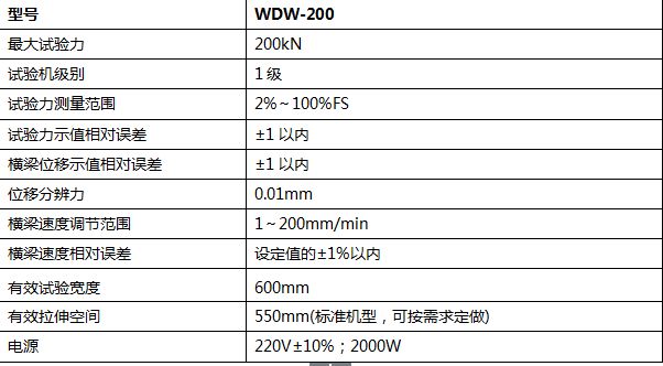 20吨数显式电子万能试验机